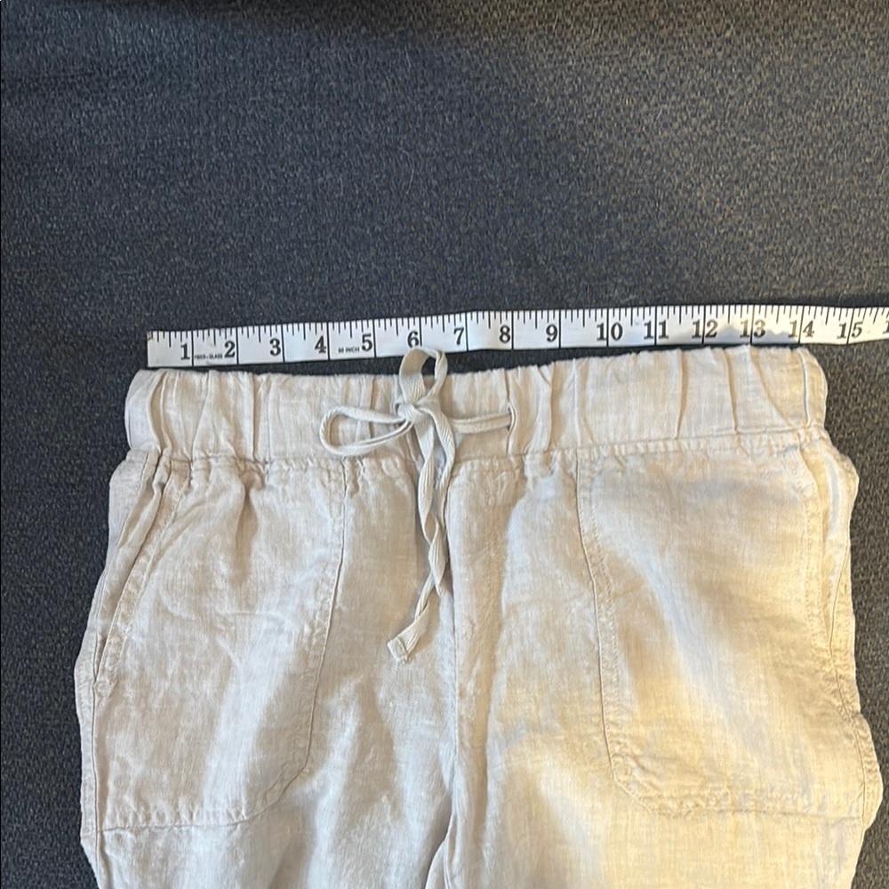 Caslon linen, elastic waist, Jogger Pants size XS - Picture 7 of 8